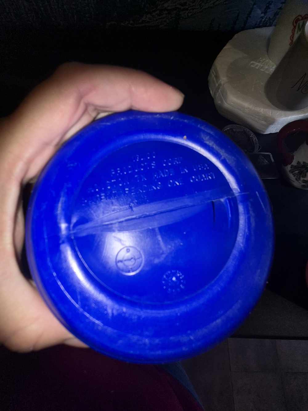 Vintage 1997 Igloo Legend 1-Quart Water Cooler Jug - Blue/White (No Strap) - Picture 6 of 7